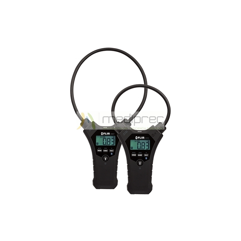 Pinza amperimétrica flexible con LCD y Bluetooth, 10 Pulgadas con NIST