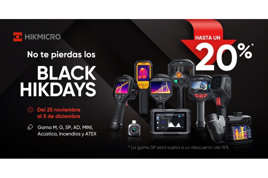 LLEGAN LOS BLACK HIKDAYS DE LA TERMOGRAFÍA